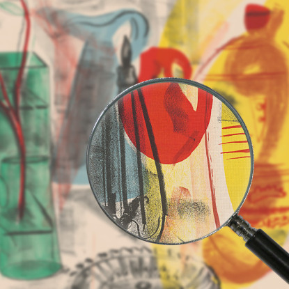 Disposizione Delle Brocche Frances Hodgkins fhd3 quadro stampato su tela