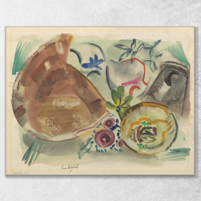 Ceramica Rotta Frances Hodgkins fhd7 quadro stampato su tela