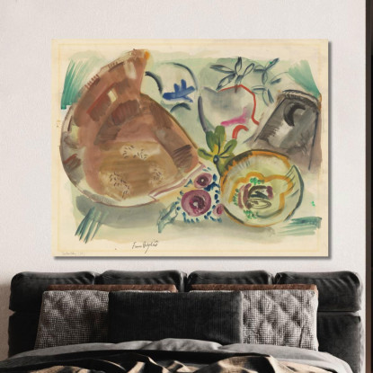 Ceramica Rotta Frances Hodgkins fhd7 quadro stampato su tela