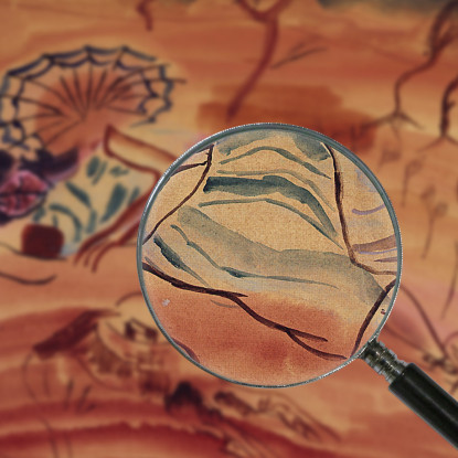 Pinete Sotto I Pini Frances Hodgkins fhd21 quadro stampato su tela