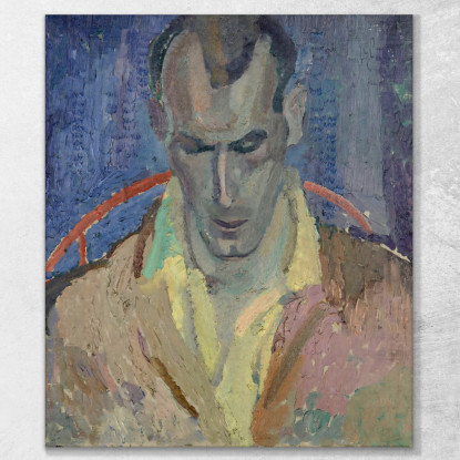 Ritratto Di Arthur Let-Haines Frances Hodgkins fhd22 quadro stampato su tela