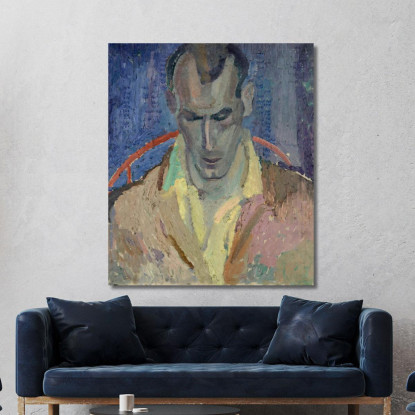 Ritratto Di Arthur Let-Haines Frances Hodgkins fhd22 quadro stampato su tela