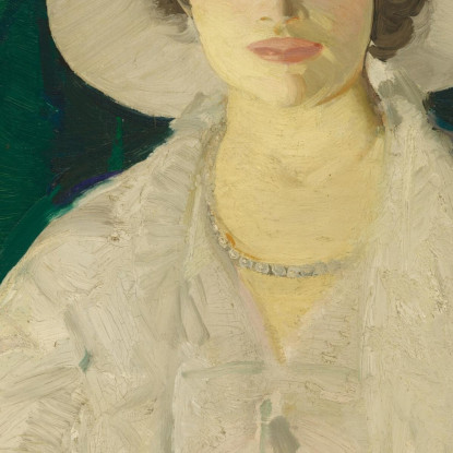 Florence Sittenham Davey La Signora Randall Davey George Wesley Bellows gwb19 quadro stampato su tela