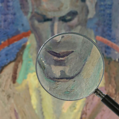 Ritratto Di Arthur Let-Haines Frances Hodgkins fhd22 quadro stampato su tela