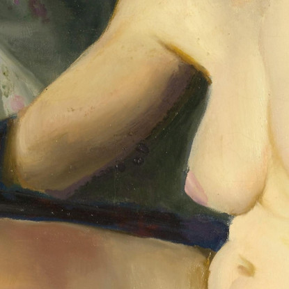 Nudo Con Ventilatore George Wesley Bellows gwb41 quadro stampato su tela