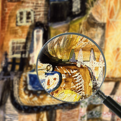 Riflessi Di Casa Frances Hodgkins fhd26 quadro stampato su tela