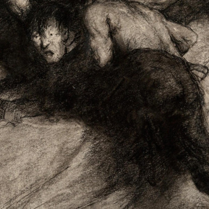 La Lotta George Wesley Bellows gwb73 quadro stampato su tela