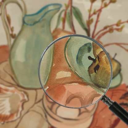 Natura Morta Con Uova E Salice Frances Hodgkins fhd33 quadro stampato su tela