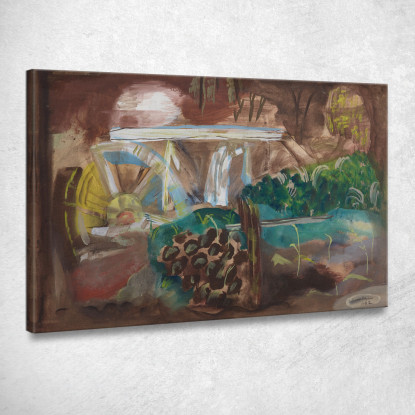 La Ruota Del Mulino Frances Hodgkins fhd43 quadro stampato su tela