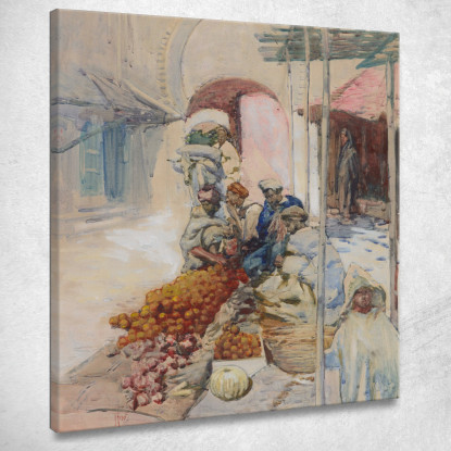 I Venditori Di Arance Tangeri Frances Hodgkins fhd44 quadro stampato su tela