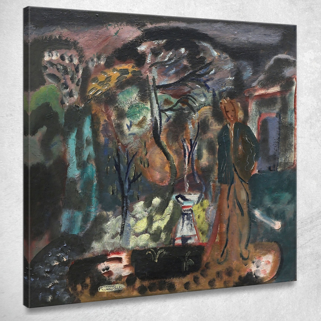 Il Pozzo Spagnolo Purbeck Frances Hodgkins fhd46 quadro stampato su tela