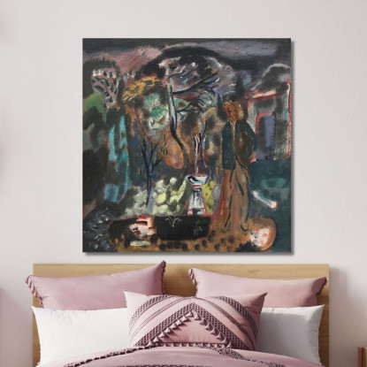 Il Pozzo Spagnolo Purbeck Frances Hodgkins fhd46 quadro stampato su tela