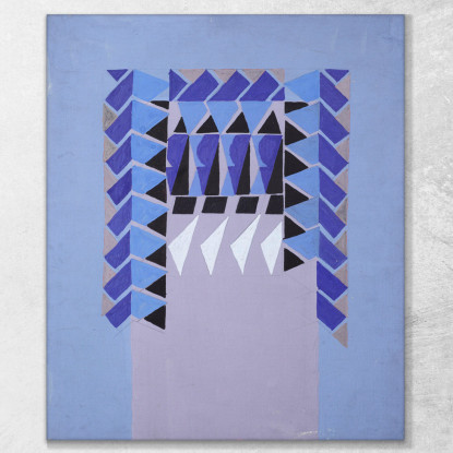 Senza Titolo Design Tessile No I Frances Hodgkins fhd50 quadro stampato su tela