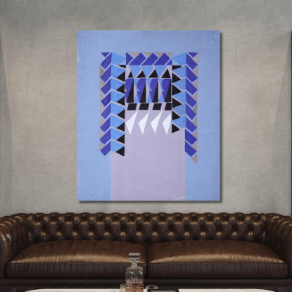 Senza Titolo Design Tessile No I Frances Hodgkins fhd50 quadro stampato su tela