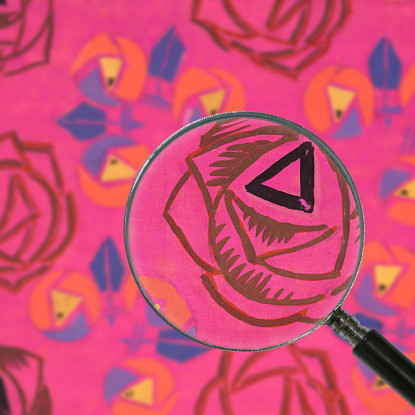 Senza Titolo Design Tessile N. V Frances Hodgkins fhd54 quadro stampato su tela