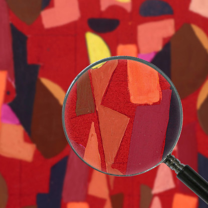 Senza Titolo Disegno Tessile N. Vi Frances Hodgkins fhd55 quadro stampato su tela