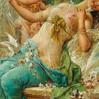Sconfitto Hans Zatzka hzt12 quadro stampato su tela