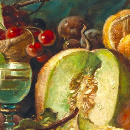 Natura Morta Di Frutta Hans Zatzka hzt22 quadro stampato su tela