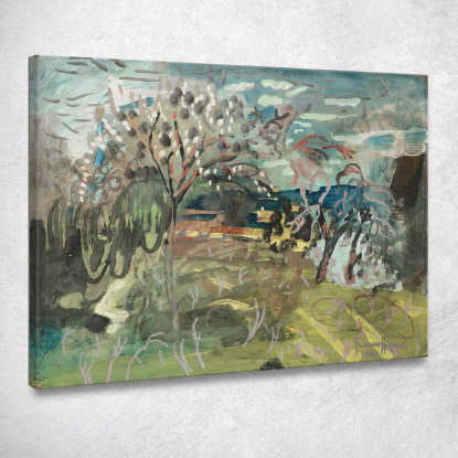 Ciliegio Al Croft Frances Hodgkins fhd59 quadro stampato su tela