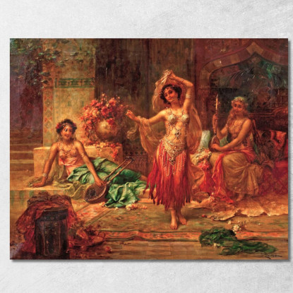 Animatori Dell'Harem Hans Zatzka hzt24 quadro stampato su tela
