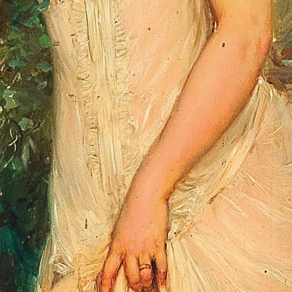 Nell'Atelier La Modella Timida Hans Zatzka hzt27 quadro stampato su tela