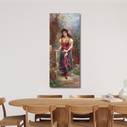 Andare In Chiesa Hans Zatzka hzt37 quadro stampato su tela