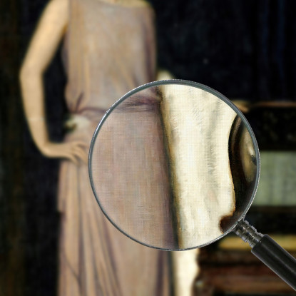 Un Ritratto Di Marianne Mechler Franz von Stuck fvs1 quadro stampato su tela