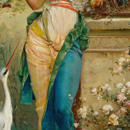 Bellezza Orientale Hans Zatzka hzt38 quadro stampato su tela