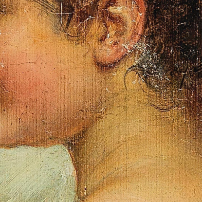 Ritratto Di Profilo Di Una Giovane Donna Hans Zatzka hzt39 quadro stampato su tela