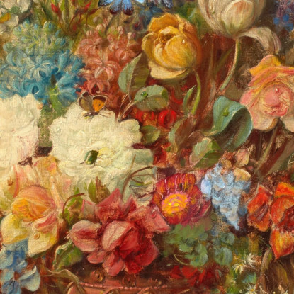 Fiori Estivi Su Una Sporgenza Hans Zatzka hzt44 quadro stampato su tela
