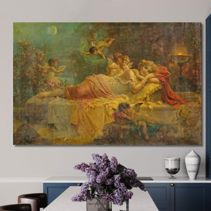 Sogni D'Oro Hans Zatzka hzt45 quadro stampato su tela