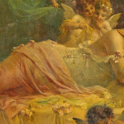 Sogni D'Oro Hans Zatzka hzt45 quadro stampato su tela