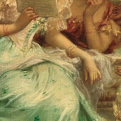 La Lettera D'Amore Hans Zatzka hzt48 quadro stampato su tela
