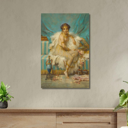 L'Odalisca Hans Zatzka hzt51 quadro stampato su tela