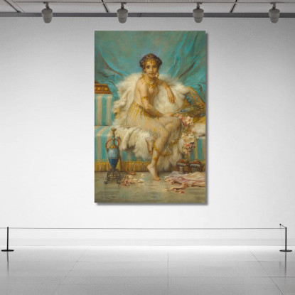 L'Odalisca Hans Zatzka hzt51 quadro stampato su tela