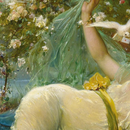 Venere E Cupido Hans Zatzka hzt55 quadro stampato su tela