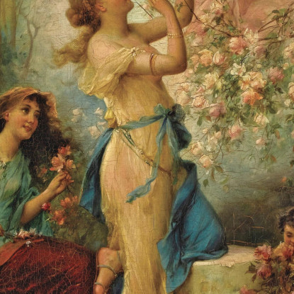 Venere Con Putti E Attendenti Hans Zatzka hzt56 quadro stampato su tela
