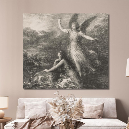 Debutto Dal Paradiso E Il Secondo Piatto Di Peri Henri Fantin-Latour hft12 quadro stampato su tela