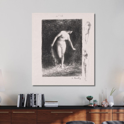 Diana Henri Fantin-Latour hft14 quadro stampato su tela