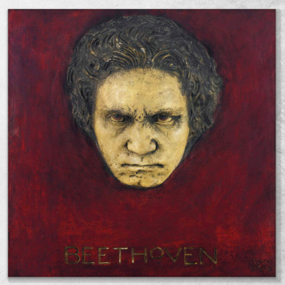 Beethoven Franz von Stuck fvs7 quadro stampato su tela