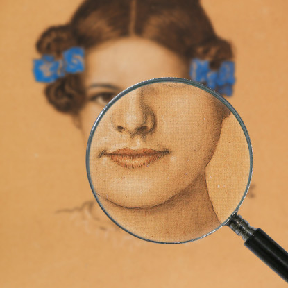 Ritratto Della Figlia Maria 2 Franz von Stuck fvs9 quadro stampato su tela