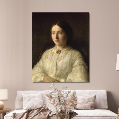 Ritratto Della Signora Edwin Edwards Henri Fantin-Latour hft71 quadro stampato su tela