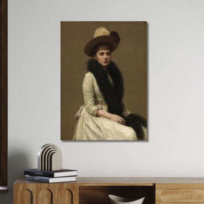 Ritratto Di Sonia Henri Fantin-Latour hft74 quadro stampato su tela