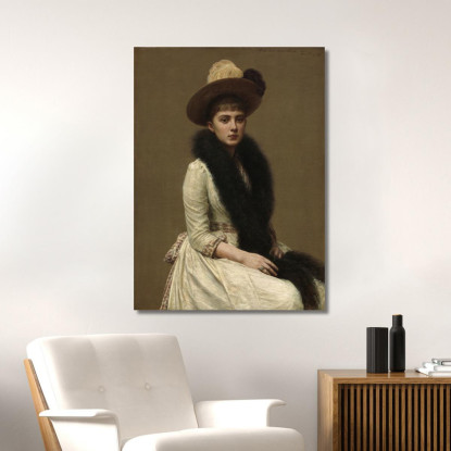 Ritratto Di Sonia Henri Fantin-Latour hft74 quadro stampato su tela