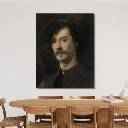 Ritratto Di Whistler Henri Fantin-Latour hft75 quadro stampato su tela