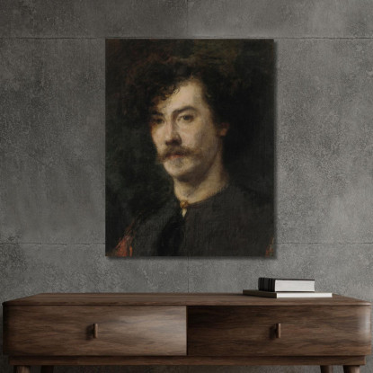 Ritratto Di Whistler Henri Fantin-Latour hft75 quadro stampato su tela
