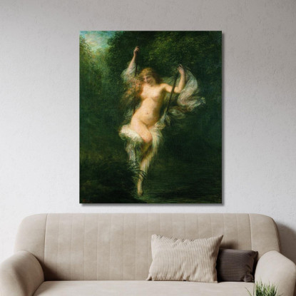 Sara La Bagnante Henri Fantin-Latour hft91 quadro stampato su tela