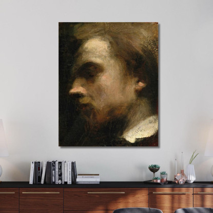 Autoritratto 3 Henri Fantin-Latour hft94 quadro stampato su tela