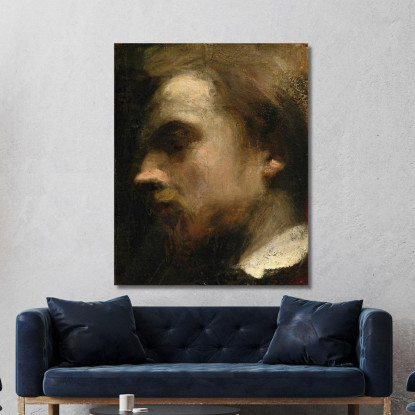 Autoritratto 3 Henri Fantin-Latour hft94 quadro stampato su tela
