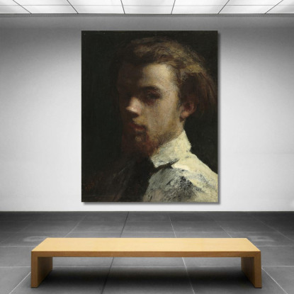 Autoritratto Henri Fantin-Latour hft95 quadro stampato su tela